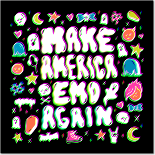 Emo Again Posters and Art